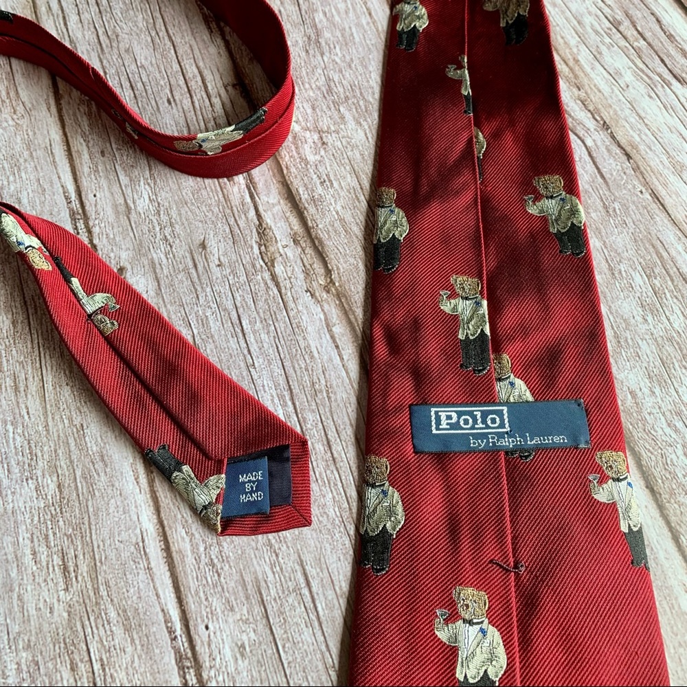 Ralph Lauren Polo Teddy Bear Tie